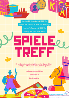 Spieletreff Plakat 2024-2025